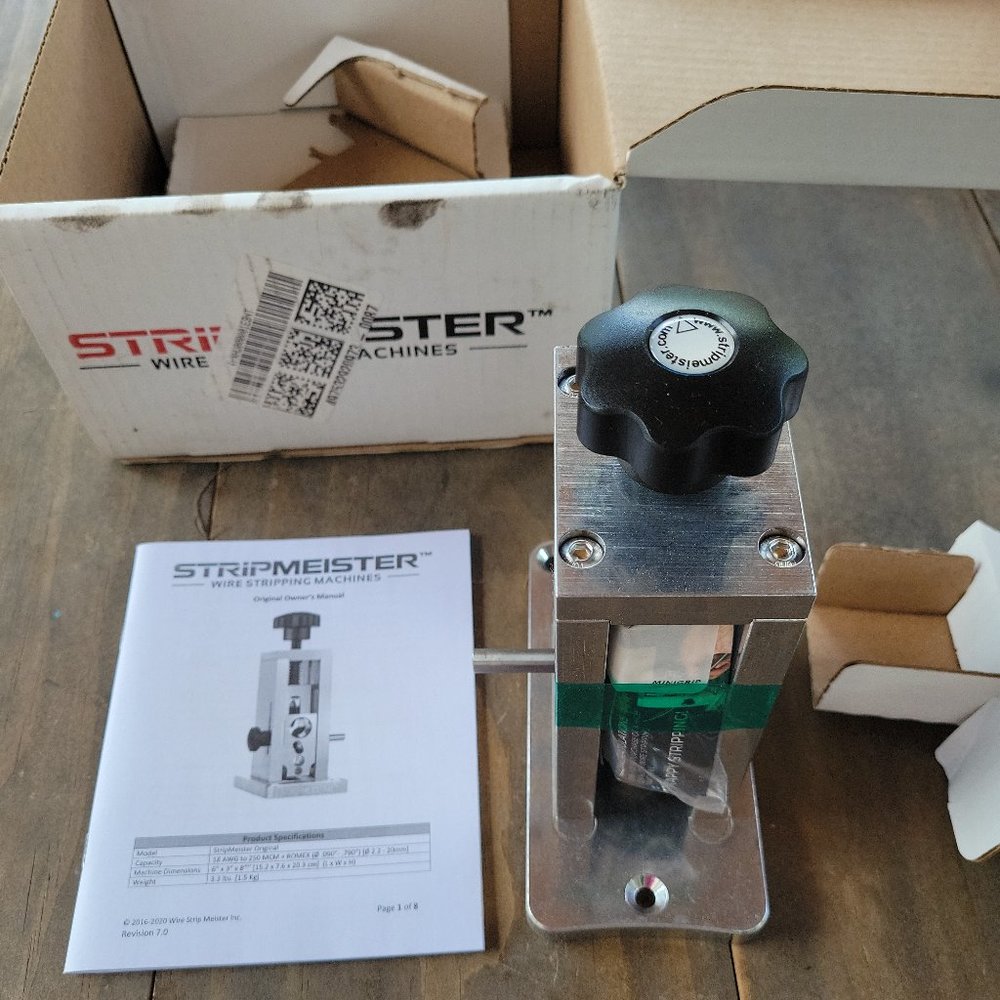 Stripmeister wire stripping machine